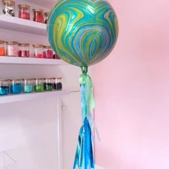 Puffnpop Orbz Balloons 40CM Swirly Orbz