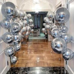 Puffnpop Metallic Goodness Bouquet Orbz Balloons