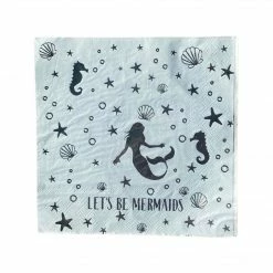 Puffnpop Lets Be Mermaids Napkins (10 Pcs)