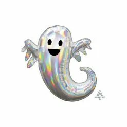 Puff And Pop Supersize BOO Ghost Foil Foil Balloons