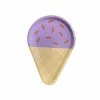 Puffnpop Purple Ice Cream Plates