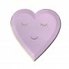 Puffnpop Tableware And Decorations Lilac Love Sleep Face Heart Plates 9" (8pcs)