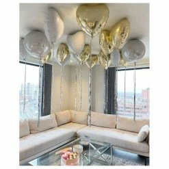 Puffnpop Ceiling "I DO" Balloons Setup