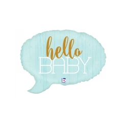 Puff And Pop Supersized Hello Baby Foil