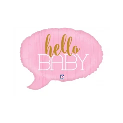 Puff And Pop Supersized Hello Baby Foil