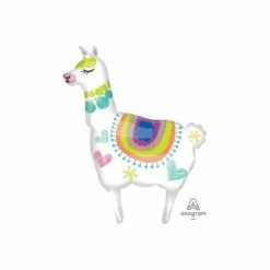 Puff And Pop Supersize Llama Foil Foil Balloons