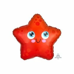 Puff And Pop Small Starfish Foil Foil Balloons