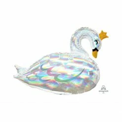 Puff And Pop Supersized Swan Foil Build A Balloon Bouquet