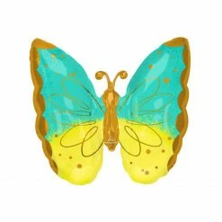 Puff And Pop Build A Balloon Bouquet Supersized Green Butterfly Foil