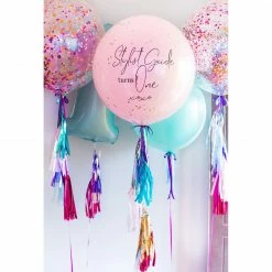 Puffnpop Jumbo Exquisite Solid Confetti Balloon Solid Coloured Balloons
