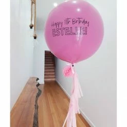 Puffnpop Jumbo Whimsical Balloon With Tassels Mermaid