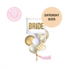 Puff And Pop Bride Sparkly Cushion Bouquet Balloon Bouquets
