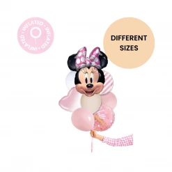 Puff And Pop Minnie Mouse Bouquet Balloon Bouquets