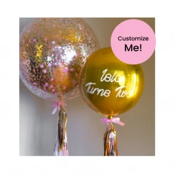 Puffnpop Balloon Sets Double Elegance Set With Tassels