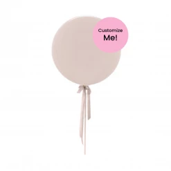 Puffnpop Solid Coloured Balloons Jumbo Grey Sand Balloon