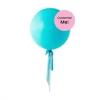 Puffnpop Solid Coloured Balloons Jumbo Aqua Balloon