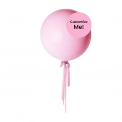 Puffnpop Jumbo Cotton Candy Balloon Solid Coloured Balloons