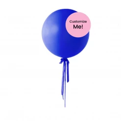 Puffnpop Solid Coloured Balloons Jumbo Dark Sky Balloon