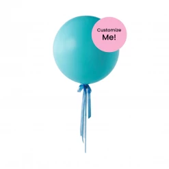 Puffnpop Jumbo Teal Balloon Solid Coloured Balloons