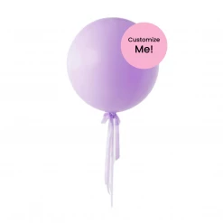 Puffnpop Solid Coloured Balloons Jumbo Lilac Balloon