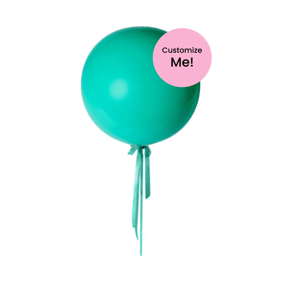 Puffnpop Jumbo Wintergreen Balloon Solid Coloured Balloons 3 Puffnpop Jumbo Wintergreen Balloon Solid Coloured Balloons