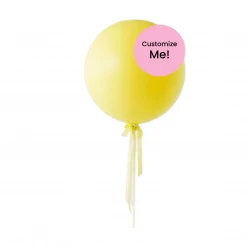 Puffnpop Solid Coloured Balloons Jumbo Lemon Balloon