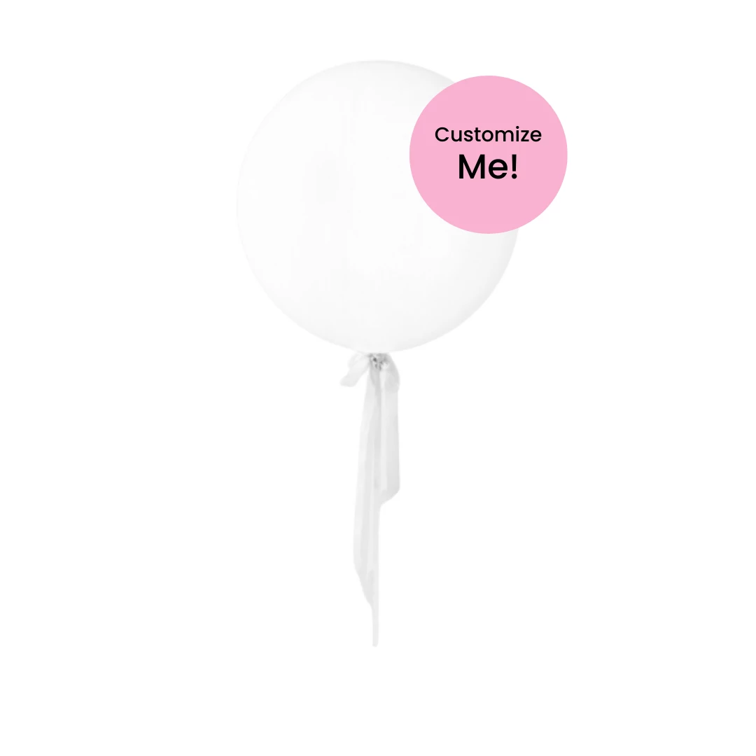 Puffnpop Jumbo White Balloon 3 Puffnpop Jumbo White Balloon