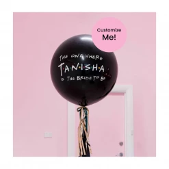 Puffnpop Solid Coloured Balloons Jumbo Friends Balloon With Tassels