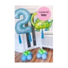 Puffnpop Dinosaur Number Balloon Set
