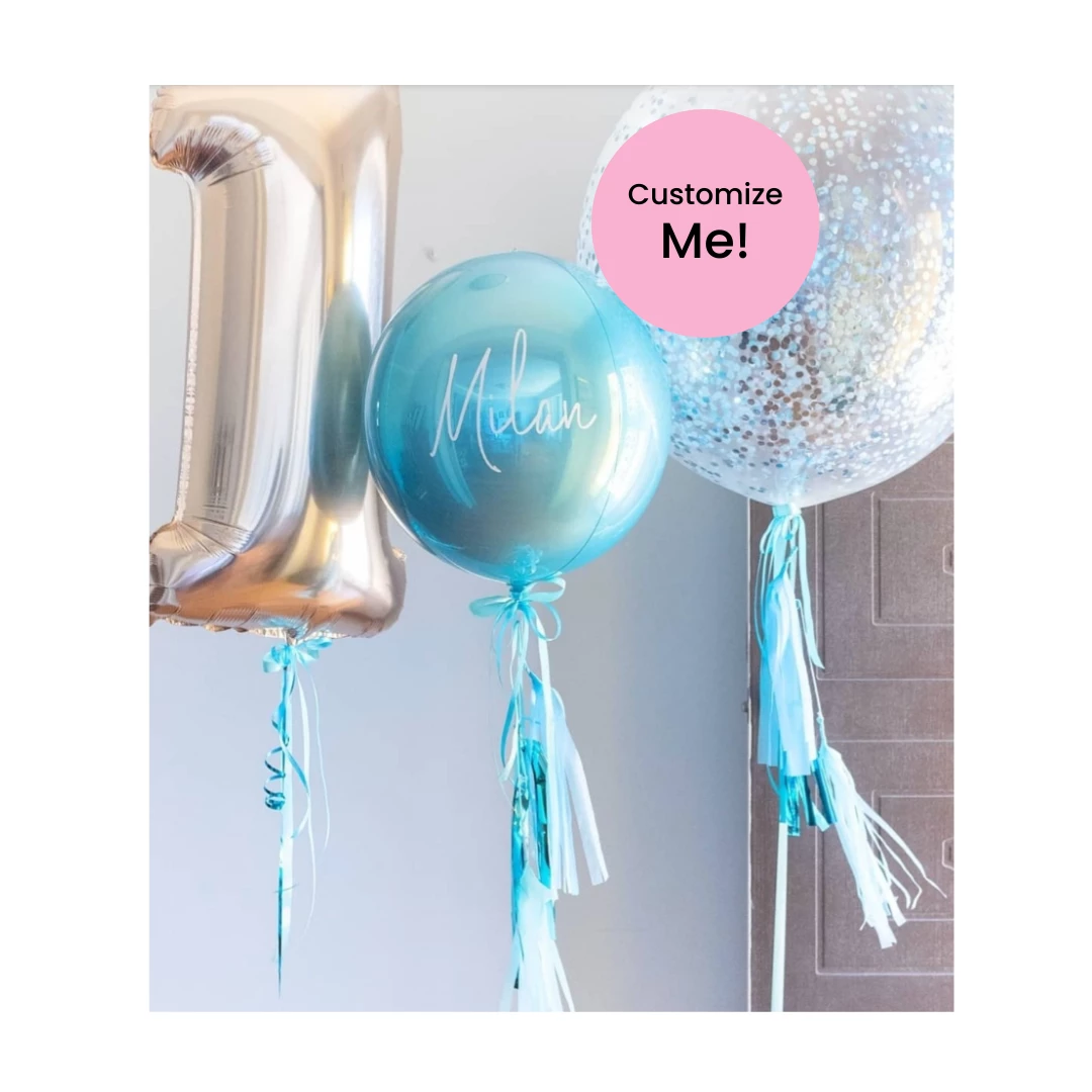Puffnpop Balloon Sets Birthday Trio With Tassels 3 Puffnpop Balloon Sets Birthday Trio With Tassels
