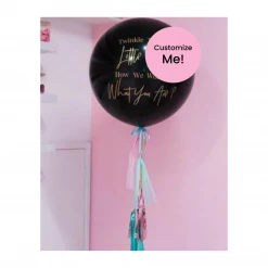 Puffnpop Jumbo Gender Reveal Balloon Confetti Balloons