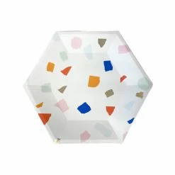 Puffnpop Patterned Plate 7" (8pcs) Tableware And Decorations