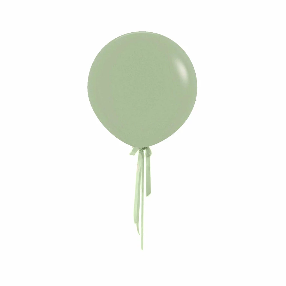 Puffnpop Jumbo Sage Green Balloon Solid Coloured Balloons 3 Puffnpop Jumbo Sage Green Balloon Solid Coloured Balloons