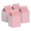 Puffnpop Milk Box Pink (10pcs) Tableware And Decorations