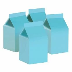 Puffnpop Milk Box Pastel Blue (10pcs) Tableware And Decorations