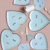 Puff And Pop Pastel Blue Love Sleep Face Tableware Set