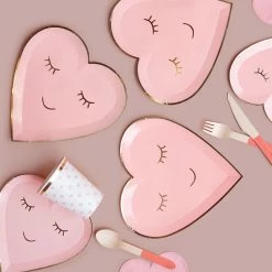 Puff And Pop Coral Love Sleep Face Tableware Set