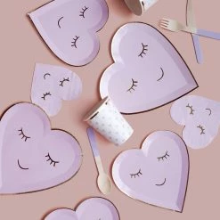 Puff And Pop Lilac Love Sleep Face Tableware Set Tableware Sets