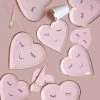 Puff And Pop Pastel Pink Love Sleep Face Tableware Set Tableware Sets