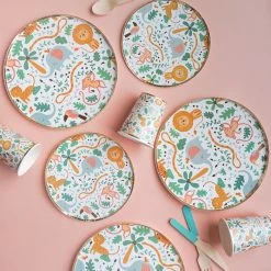 Puff And Pop Go Wild Jungle ECO Tableware Set