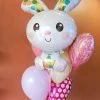 Puff And Pop Bunny Bouquet Foil Balloons