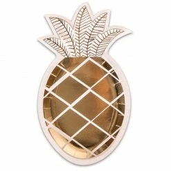 Puffnpop Pineapple Plates 7" (8pcs)