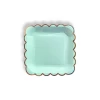 Puffnpop Pastel Mint Scallop Plates 9" (8pcs) Paper Plates 2 Puffnpop Pastel Mint Scallop Plates 9" (8pcs) Paper Plates
