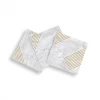 Puffnpop White And Gold Napkins (20pcs)