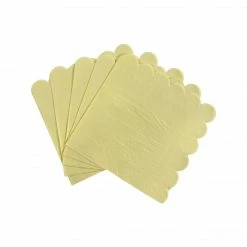 Puffnpop Pastel Yellow Scallop Napkins (20pcs)