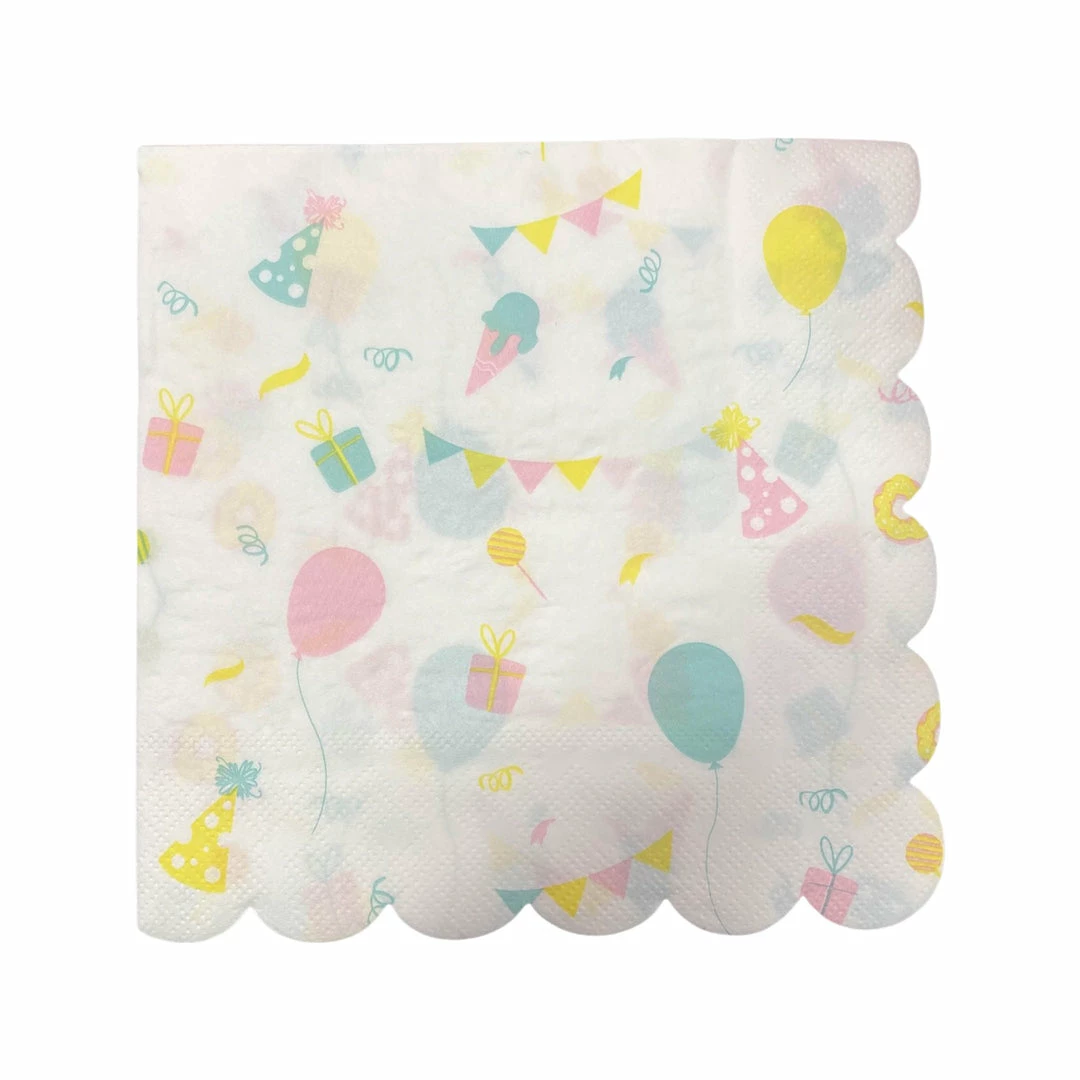 Puffnpop Hip Hooray Napkins (16pcs) 2 Puffnpop Hip Hooray Napkins (16pcs)