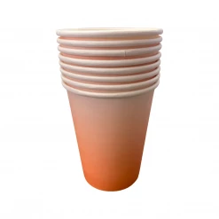 Puffnpop Ice Cream Orange Ombre Cups (8pcs)