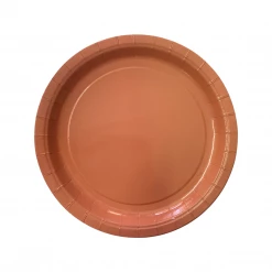 Puffnpop Ice Cream Orange Plates 7" (8pcs)