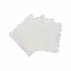 Puffnpop White Curved Napkins (20pcs)