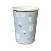 Puffnpop Tableware And Decorations Bunny Dusty Blue Cup (8pcs)